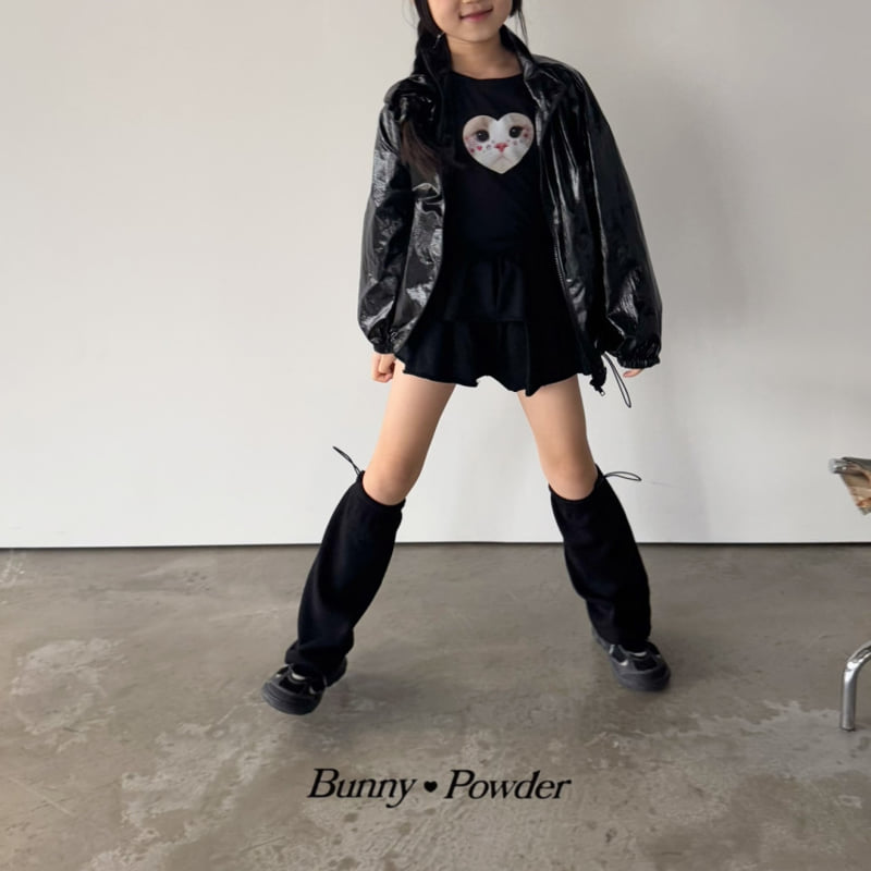 Bunny Powder - Korean Children Fashion - #kidsshorts - Cat Tee - 5