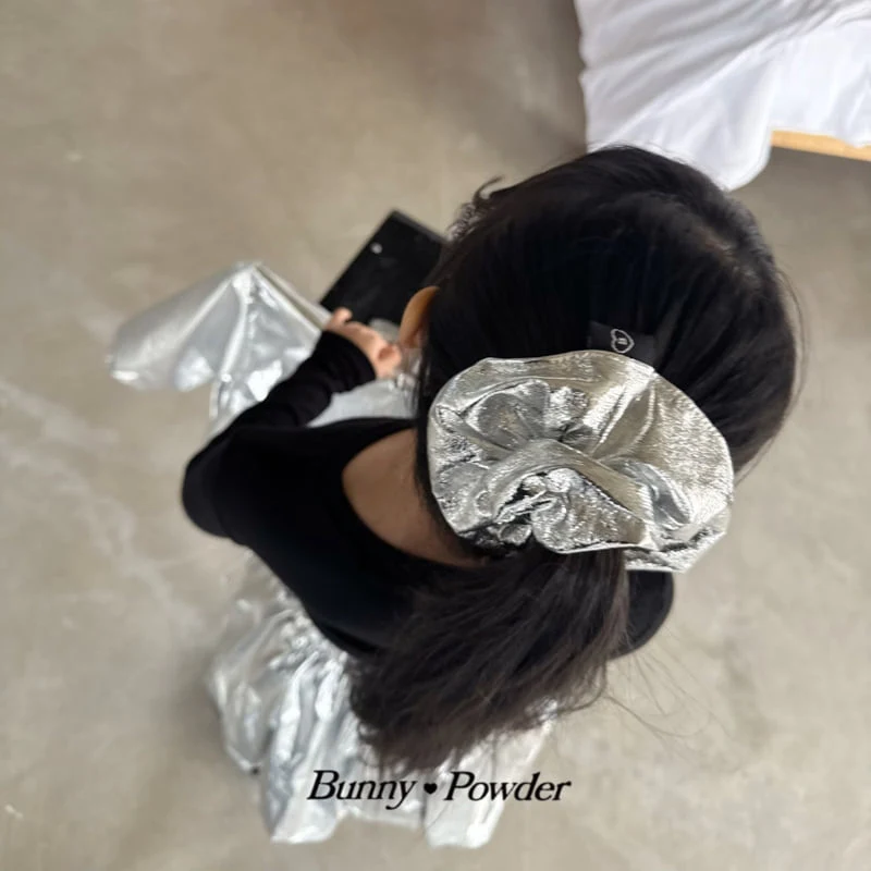 Bunny Powder - Korean Children Fashion - #kidsshorts - Glossy Scrunchies - 12
