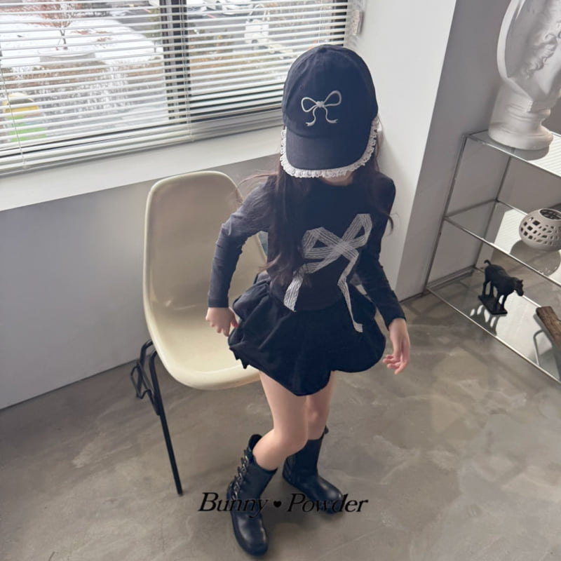 Bunny Powder - Korean Children Fashion - #kidsshorts - Romy Tee - 9