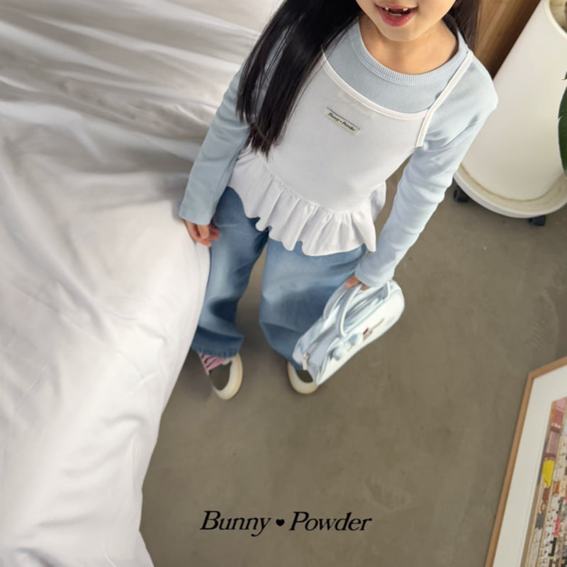 Bunny Powder - Korean Children Fashion - #kidsshorts - Layered Sleeveless Tee - 3