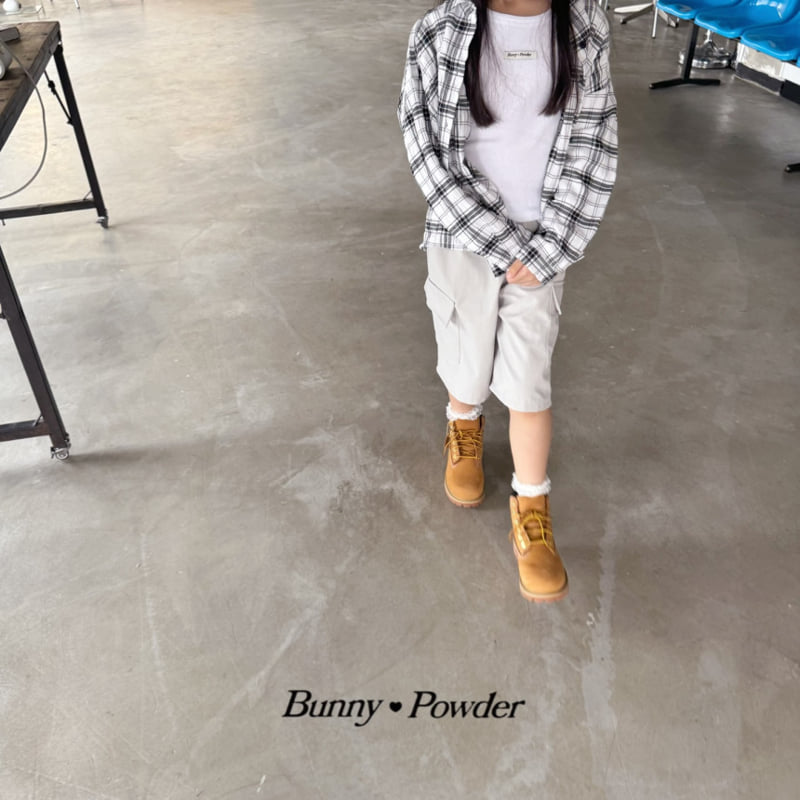 Bunny Powder - Korean Children Fashion - #kidsstore - Flad Shirt - 8