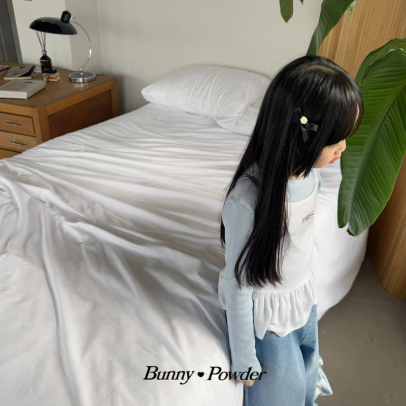 Bunny Powder - Korean Children Fashion - #kidsshorts - Layered Sleeveless Tee - 4