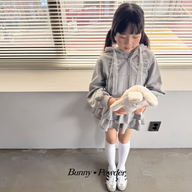 Bunny Powder - Korean Children Fashion - #kidzfashiontrend - Mimi Crop Hood Zip-up Jacket - 10