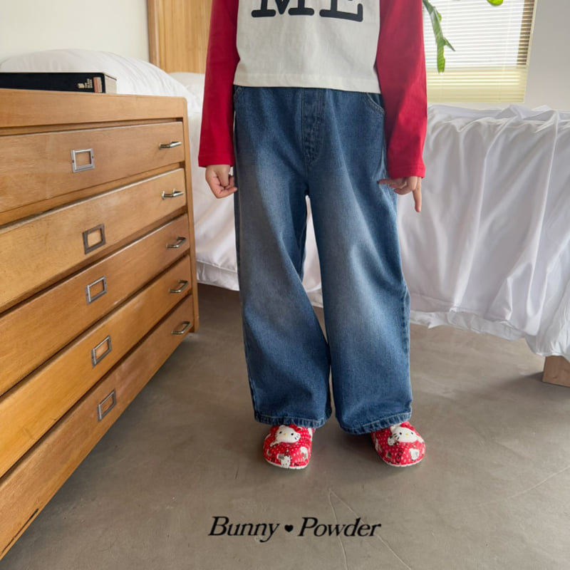 Bunny Powder - Korean Children Fashion - #kidzfashiontrend - Life Denim Pants