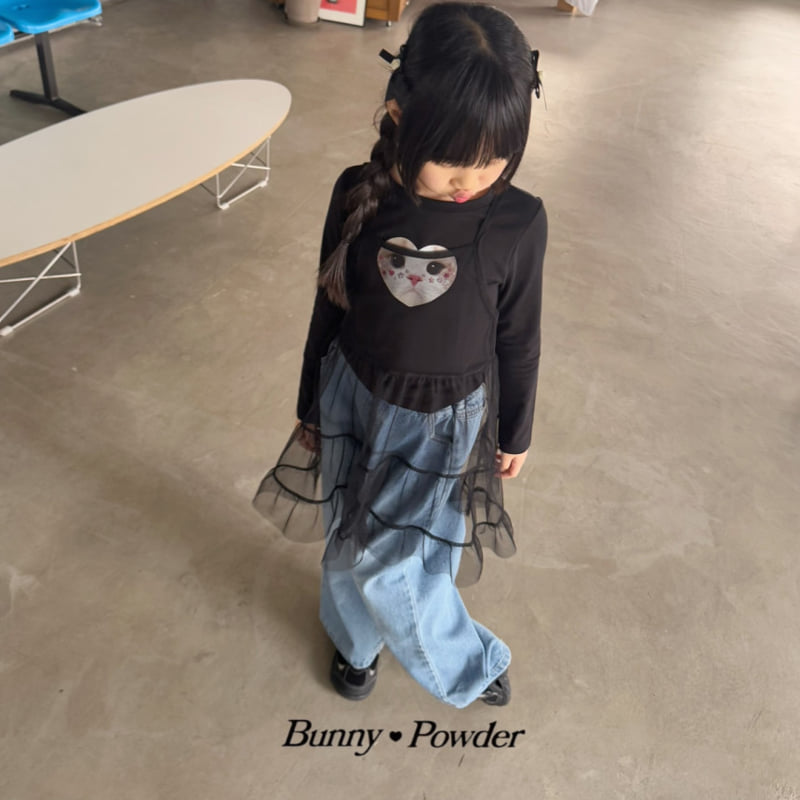 Bunny Powder - Korean Children Fashion - #littlefashionista - Cat Tee - 9