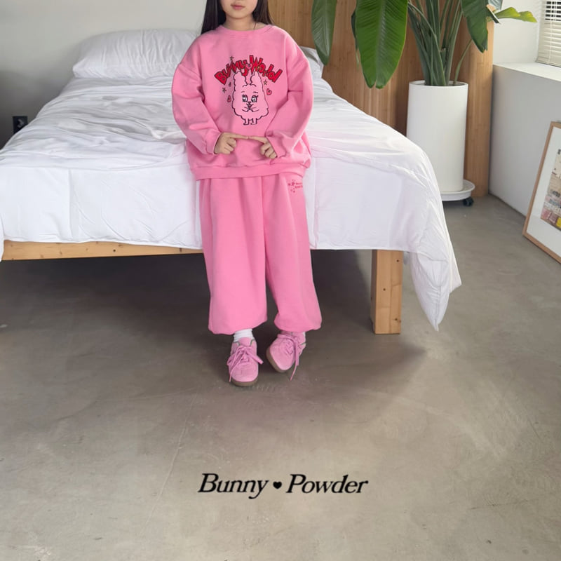 Bunny Powder - Korean Children Fashion - #prettylittlegirls - Welcome Jogger Pants - 2