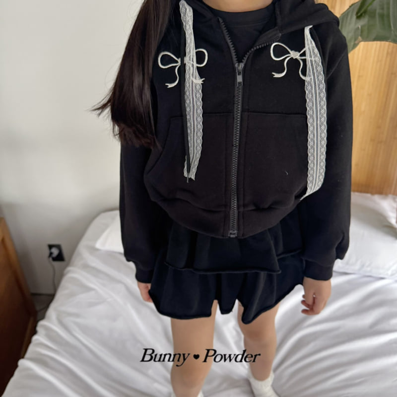 Bunny Powder - Korean Children Fashion - #stylishchildhood - Mimi Crop Hood Zip-up Jacket - 2