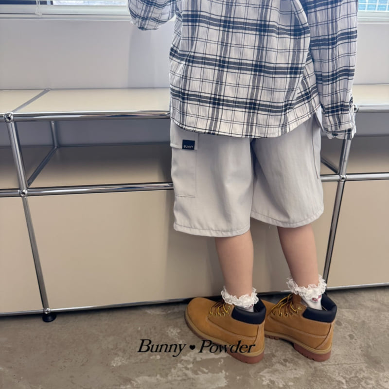 Bunny Powder - Korean Children Fashion - #todddlerfashion - Hip Bermuda Pants