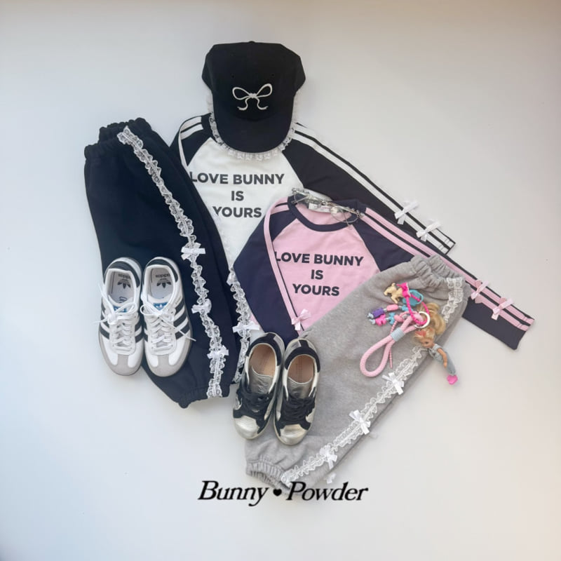 Bunny Powder - Korean Children Fashion - #toddlerclothing - Lovely Tee - 5