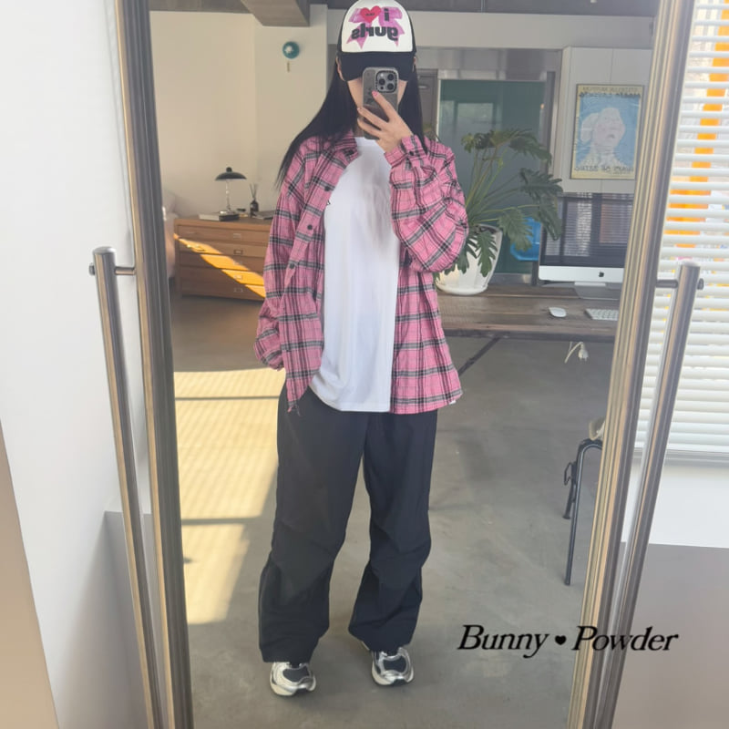 Bunny Powder - Korean Women Fashion - #momslook - Mom Flad Shirt - 5