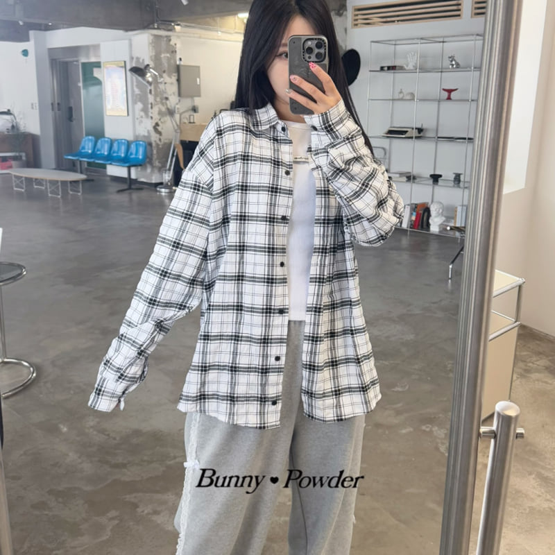 Bunny Powder - Korean Women Fashion - #momslook - Mom Flad Shirt - 7