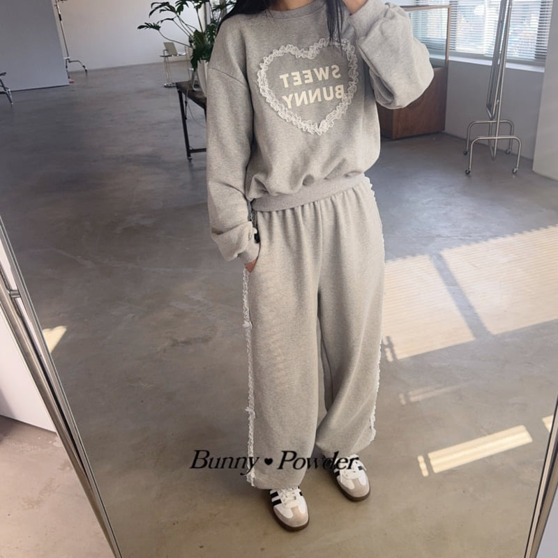 Bunny Powder - Korean Women Fashion - #pursuepretty - Mom Sweet Sweatshirts - 7