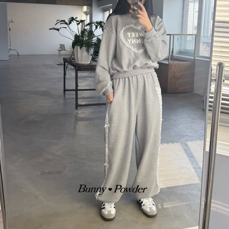 Bunny Powder - Korean Women Fashion - #restrostyle - Mom Sweet Sweatshirts - 8
