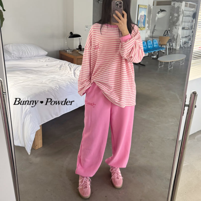 Bunny Powder - Korean Women Fashion - #restrostyle - Mom Papillon Tee - 6