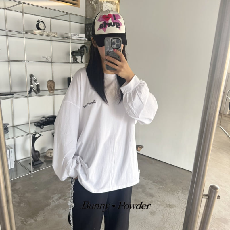 Bunny Powder - Korean Women Fashion - #restrostyle - Mom Bunny Tee - 2