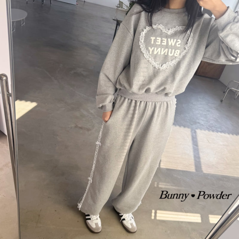 Bunny Powder - Korean Women Fashion - #romanticstyle - Mom Sweet Sweatshirts - 9