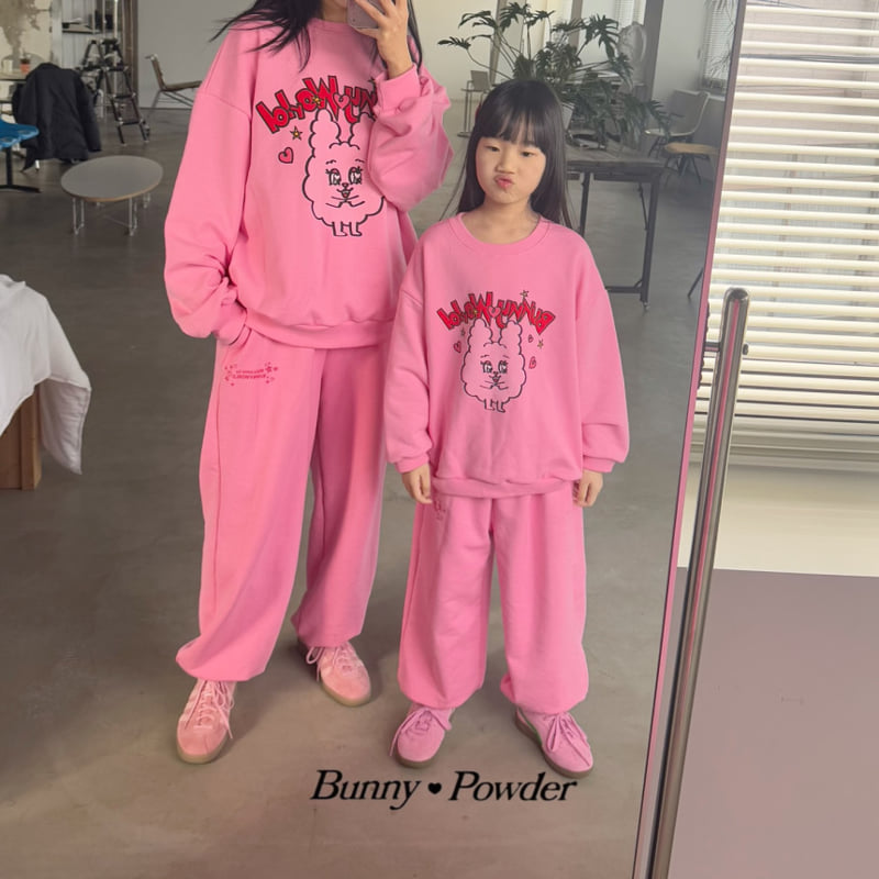 Bunny Powder - Korean Women Fashion - #restrostyle - Mom New Bunny World Sweatshirts - 4