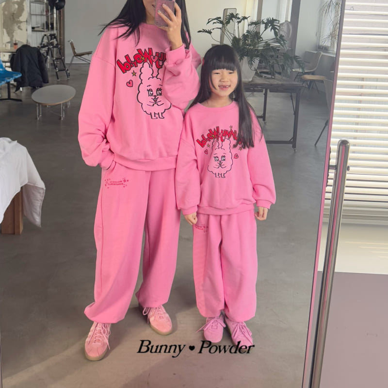 Bunny Powder - Korean Women Fashion - #shopsmall - Mom New Bunny World Sweatshirts - 5