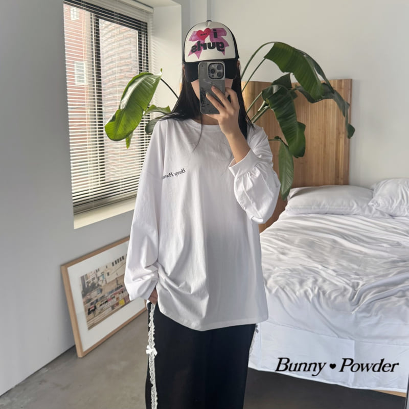 Bunny Powder - Korean Women Fashion - #romanticstyle - Mom Bunny Tee - 4