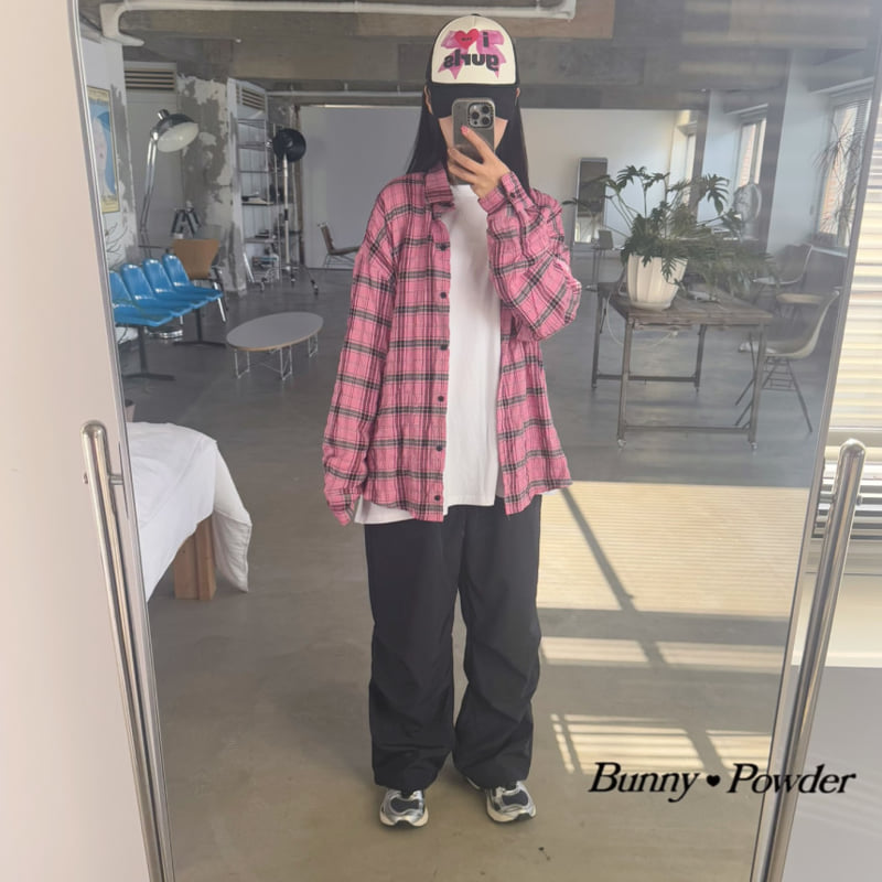 Bunny Powder - Korean Women Fashion - #shopsmall - Mom Flad Shirt - 2