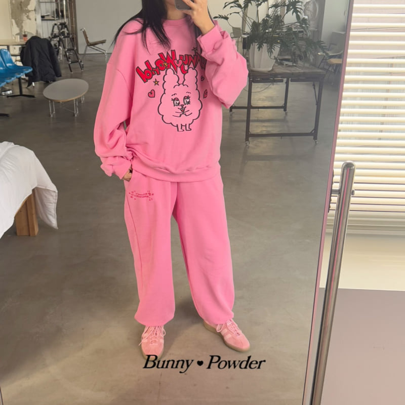 Bunny Powder - Korean Women Fashion - #thatsdarling - Mom New Bunny World Sweatshirts - 6