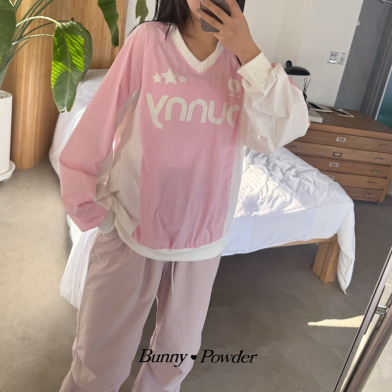 Bunny Powder - Korean Women Fashion - #thatsdarling - Mom Izna Sweatshirts - 2