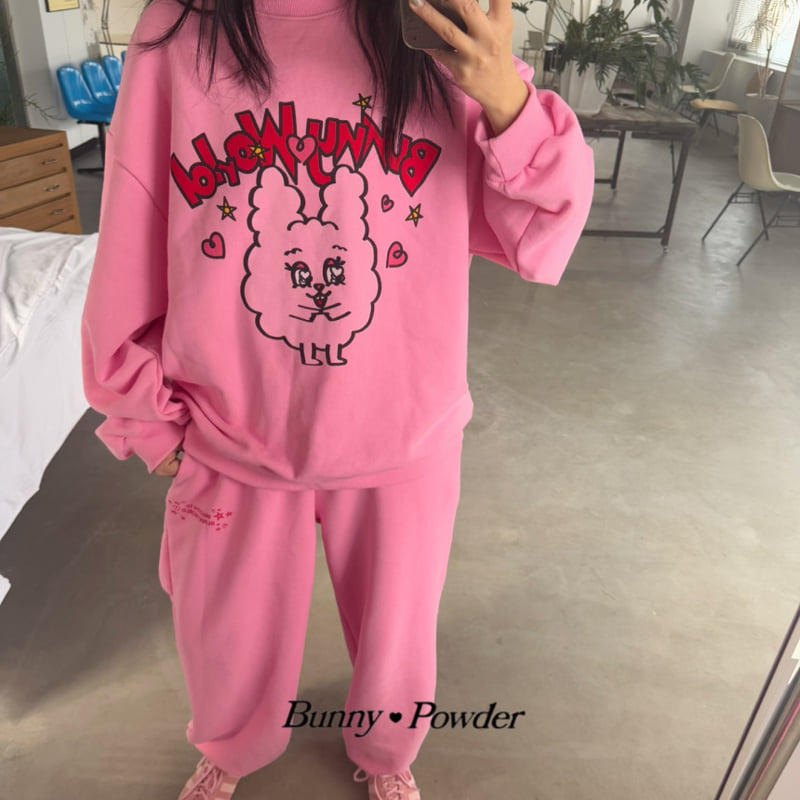Bunny Powder - Korean Women Fashion - #thelittlethings - Mom New Bunny World Sweatshirts - 7