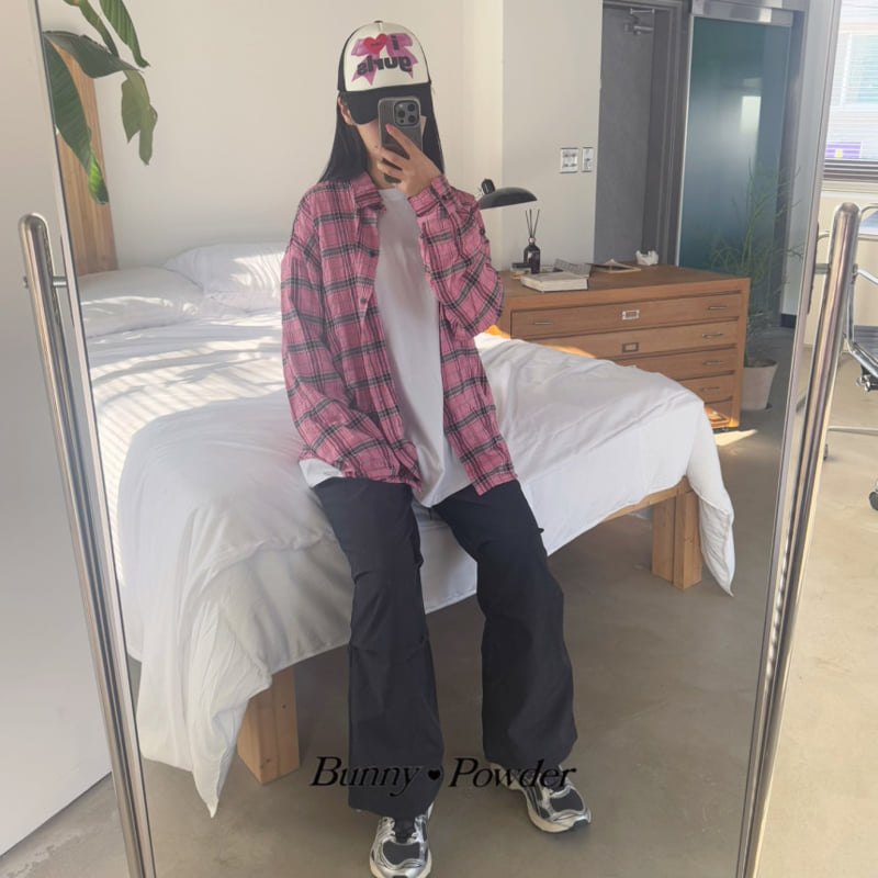 Bunny Powder - Korean Women Fashion - #thatsdarling - Mom Flad Shirt - 4