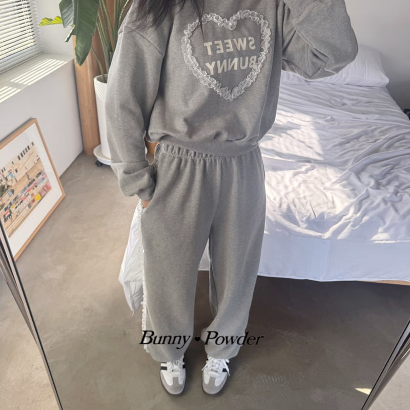 Bunny Powder - Korean Women Fashion - #vintageinspired - Mom Sweet Sweatshirts - 5