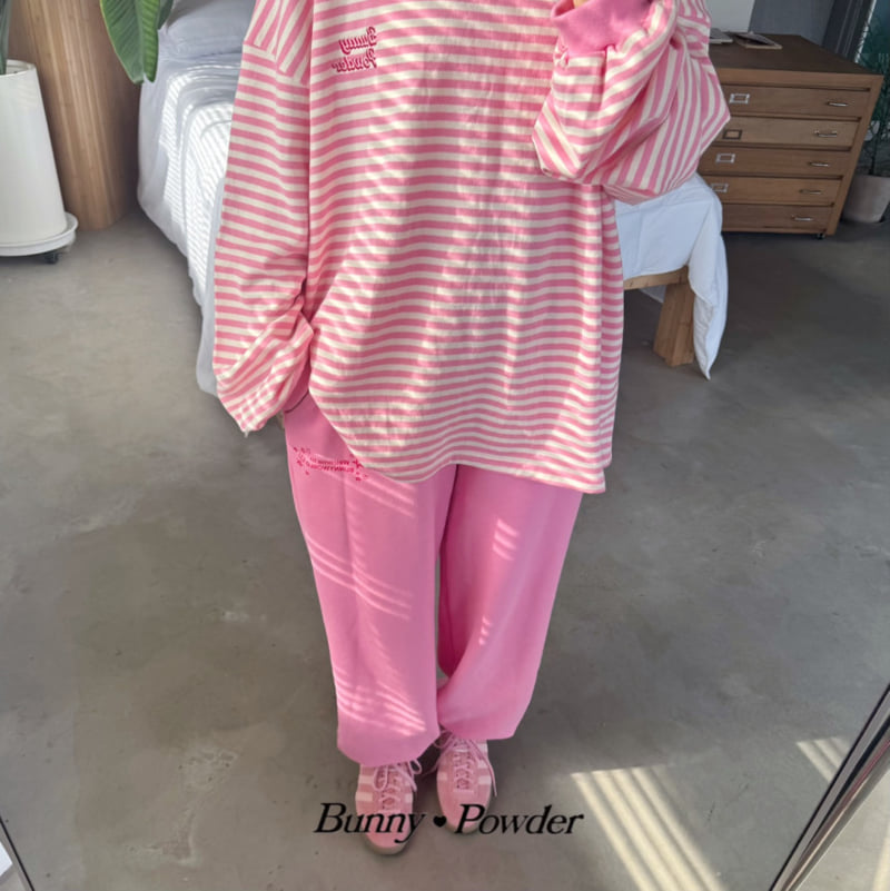 Bunny Powder - Korean Women Fashion - #vintageinspired - Mom Papillon Tee - 3
