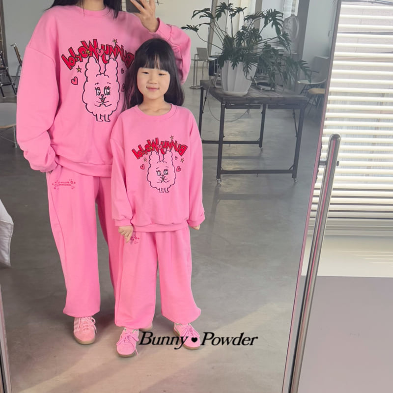 Bunny Powder - Korean Women Fashion - #vintagekidsstyle - Mom New Bunny World Sweatshirts