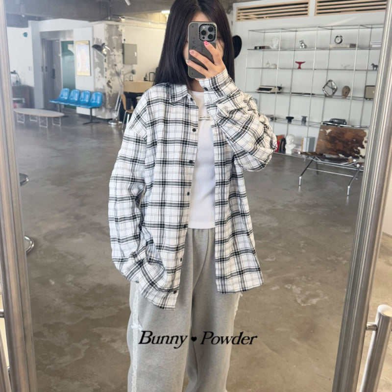 Bunny Powder - Korean Women Fashion - #womensfashion - Mom Flad Shirt - 8