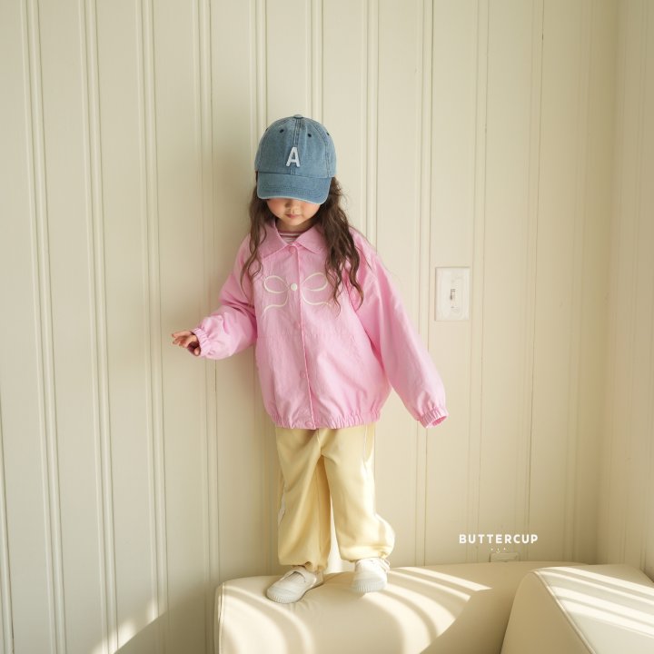 Buttercup - Korean Children Fashion - #Kfashion4kids - Ribbon Bear Ball Wind Jumper - 6