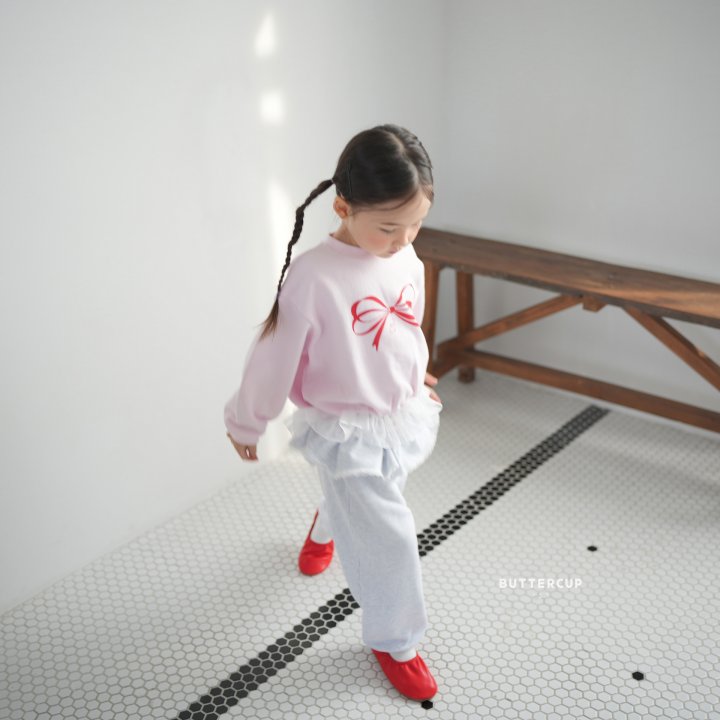 Buttercup - Korean Children Fashion - #Kfashion4kids - Ribbon Tutu Sweatshirts - 5