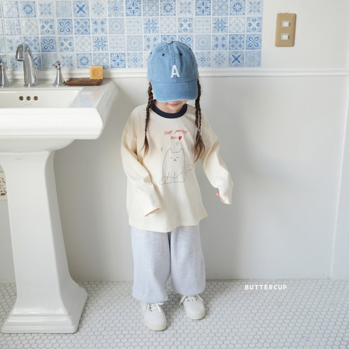 Buttercup - Korean Children Fashion - #childofig - Love Cat Tee - 6