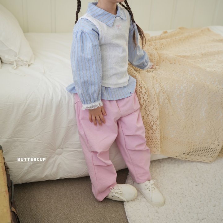 Buttercup - Korean Children Fashion - #discoveringself - Mono Stand Blouse - 7