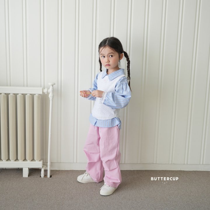 Buttercup - Korean Children Fashion - #fashionkids - Mono Stand Blouse - 8