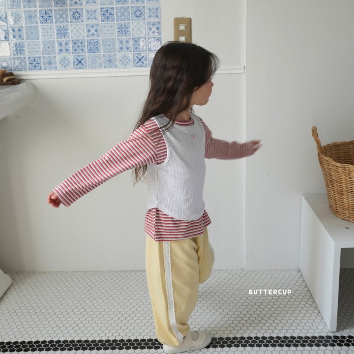 Buttercup - Korean Children Fashion - #fashionkids - Lace Line Pants - 6