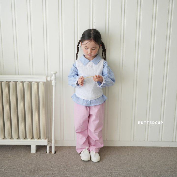 Buttercup - Korean Children Fashion - #kidsshorts - Mono Stand Blouse - 9