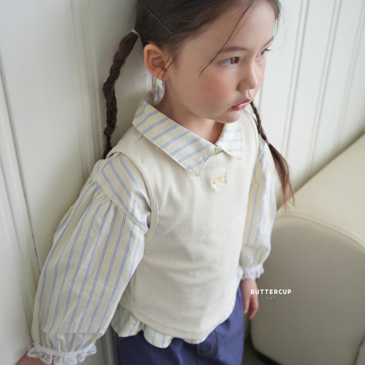 Buttercup - Korean Children Fashion - #kidsstore - Mono Stand Blouse - 10