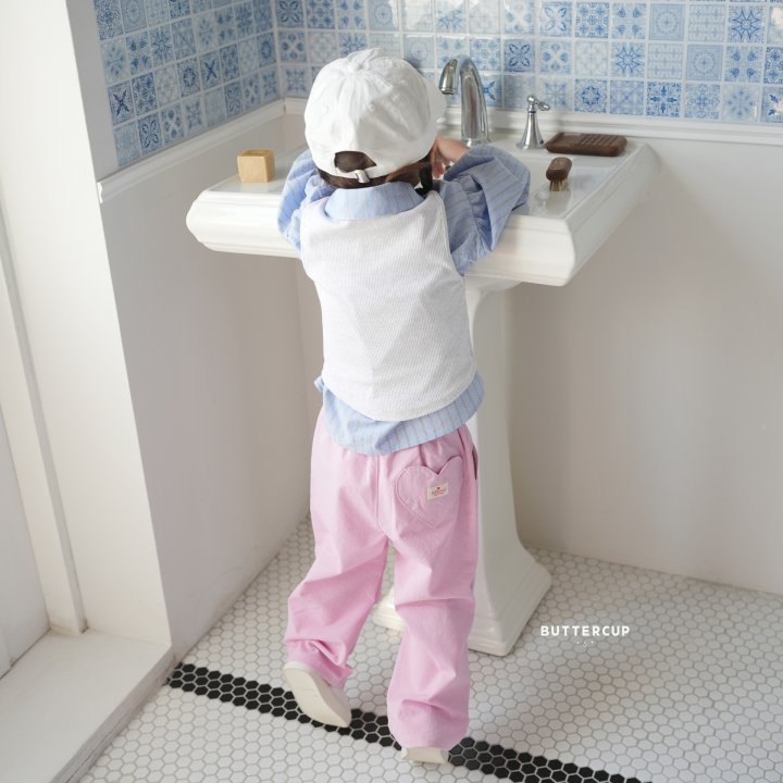 Buttercup - Korean Children Fashion - #kidzfashiontrend - Heart Pocket Pants - 3