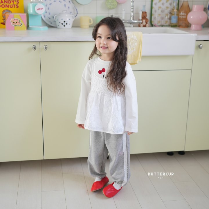 Buttercup - Korean Children Fashion - #littlefashionista - Lace Line Pants - 11