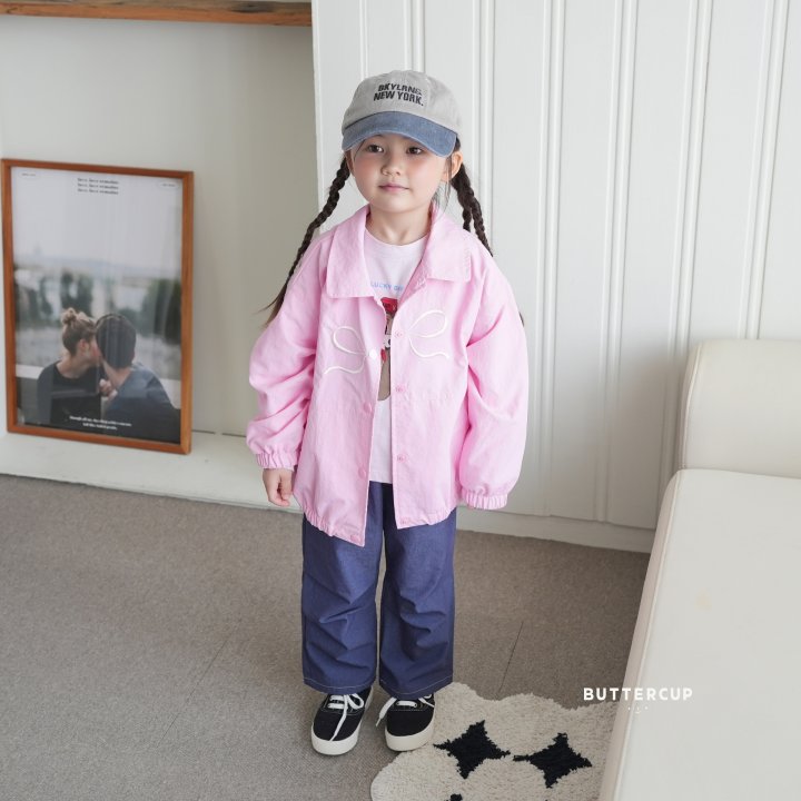 Buttercup - Korean Children Fashion - #littlefashionista - Ribbon Bear Ball Wind Jumper - 7
