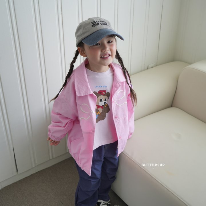 Buttercup - Korean Children Fashion - #magicofchildhood - Ribbon Bear Ball Wind Jumper - 8