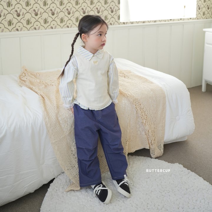 Buttercup - Korean Children Fashion - #minifashionista - Ribbon Rib Layered Tee - 3