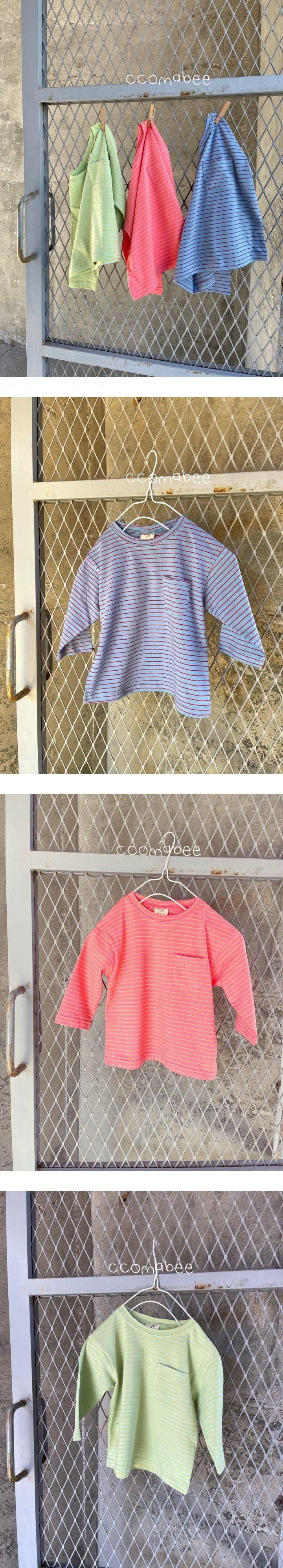 Ccomabee - Korean Children Fashion - #childofig - Pocket Tee