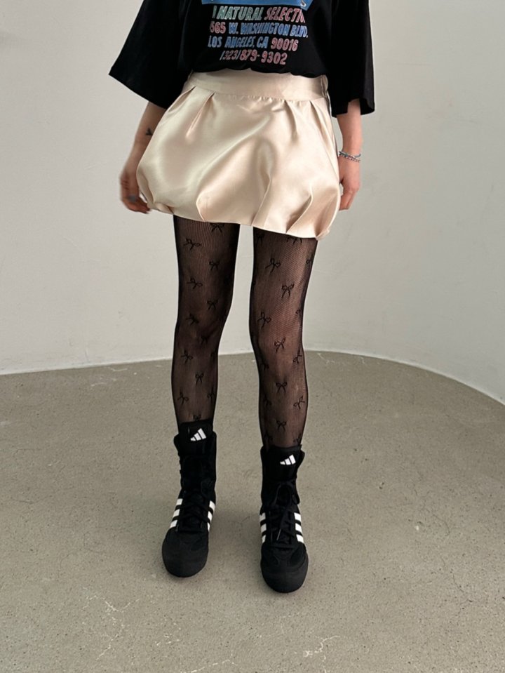 Chavi - Korean Women Fashion - #momslook - Balloon Mini Skirt - 8