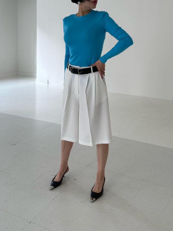 Chavi - Korean Women Fashion - #momslook - Lace Bermuda Pants - 5