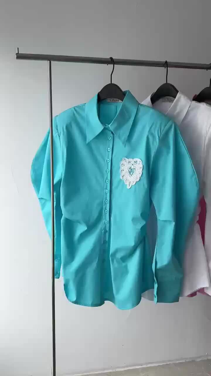 Chavi - Korean Women Fashion - #restrostyle - Heart Shirt - 6