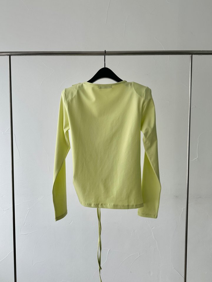 Chavi - Korean Women Fashion - #restrostyle - Span Shirring Tee - 2